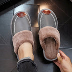 🔥 Men's Warm Arch Support Slippers – Non-Slip Comfort for Tired Feet