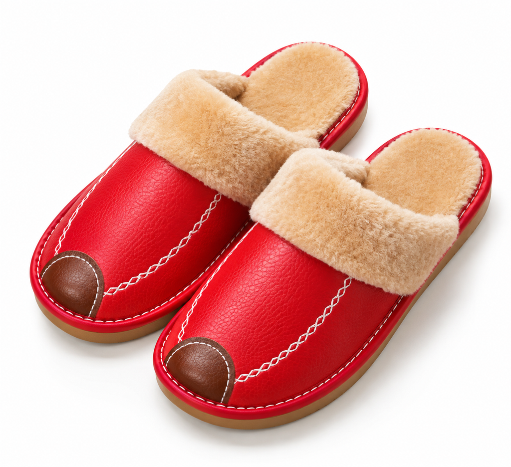 🔥 Men's Warm Arch Support Slippers – Non-Slip Comfort for Tired Feet