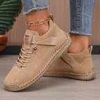FlexWalk™ Women's Leather Sneakers – Soft Comfort & Orthopedic Support